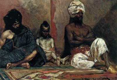 unknow artist Arab or Arabic people and life. Orientalism oil paintings 610 China oil painting art